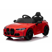 Beneo BMW M4 električni avto, rdeč, 2,4 GHz daljinski upravljalnik, USB / Aux vhod, vzmetenje, 12V baterija, LED luči, 2 X MOTOR, ORIGINALNA licenca