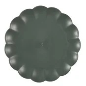 shumee Jedilni krožnik Iris 25,5 cm temno siv iz PP plastike