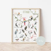 Its a moms world Edukativni poster za decu bez rama Svemir A3