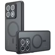 Hibridni ovitek PureFrost MagSafe za Xiaomi 14T Pro - black