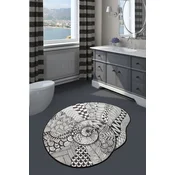 Lessentiel Maison Prostirka za kupatilo 100cm Crno-Bela