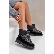 Suede Snow Boots Women With Thick Lacing D.Franklin