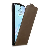 Cadorabo Cadorabo Ohišje, združljivo z Huawei P30 v kava rjava - Zaščitni ovitek v obliki flipa z magnetnim zapiranjem, (20563950)