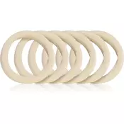 BrushArt Hair Band elastike za lase 6 ks Bež 6 kos