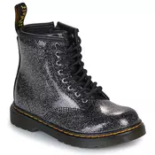 Dr. Martens 1460 T Black Silver Nebula Glitter Črna