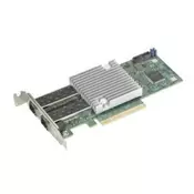 Supermicro AOC-S25GC-I4S-O [NR]PCIe Gen 4 standard low profile quad portSFP28basedonInt