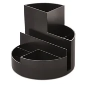 Držač za olovke, reciklirani, MAUL Roundbox, crni 4117690ECO