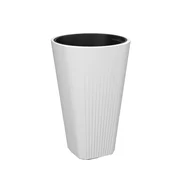 Lonec za rože MUZA 390mm bel 80723