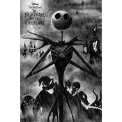 DISNEY PLAKAT DISNEY NIGHTMARE BEFORE CHRISTMAS JACK SKELLINGTON, (20837785)