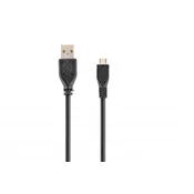 GEMBIRD CCP-mUSB2-AMBM-0.1M  USB 2.0 A - micro USB 0,1m črn, kabel, (5000136452)