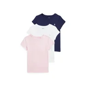 Otroška bombažna kratka majica Polo Ralph Lauren 3-pack
