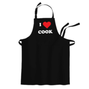 Cyber print shop Predpasnik s potiskom I love cook