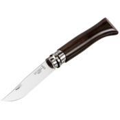 Opinel pocket knife No. 08 ebony w. gift box