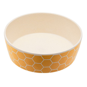 BecoBowl Bambusova zdjela za psa - žuta S 15 cm / 0,8 l