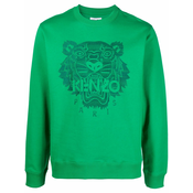 Kenzo - Tiger motif embroidered sweatshirt - men - Green