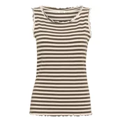 Cream Top Ribba bež/črna