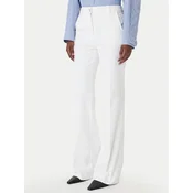 Marella Jeans hlače Esodo 2613131034 Bela Flare Fit