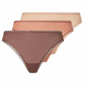 Gacice Tommy Hilfiger Thong 3P - overshadow/mineralize/guava