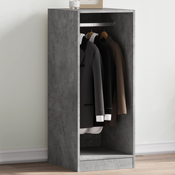vidaXL Garderobna omara betonsko siva 48x41x102 cm inženirski les