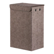 Autronic Koš za perilo Laundry basket - fabric with lid, gray color (DT3009 GREY)