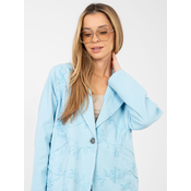 Svetlo moder jeans blazer