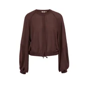 WE Fashion Bluza temno rjava