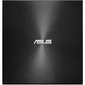 Asus ZenDrive U9M crni Slim eksterni DVD rezac diskova, 8x DVD / 24x CD, M-disk, USB 2.0 Tipe-A / Tipe-C