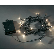 Konstsmide Christmas 80-svetlobne vile Ole LED z osvetlitvijo v somraku. - črna - Plastika