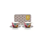 Pip Studio komplet skodelic za kavo iz glaziranega porcelana 300 ml