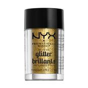NYX Professional Makeup Glitter Goals šljokice za lice i tijelo nijansa 05 Gold 2,5 g