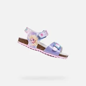 Geox Sandali J Adriel Girl J558MG 0NFKC C8545 M Vijolična