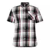 shumee Moška karirasta srajca Lee Cooper črno-bela, velikost XXL