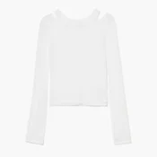 Cropp - Majica z dolgimi rokavi - bela