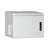 7U wall mounting cabinet, outdoor, IP55 490x600x450 mm, color grey (RAL 7035)