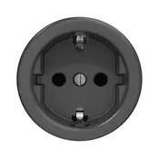 Kliklap - Retro kucna uticnica SCHUKO 230V/16A bez okvira, antracit