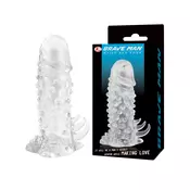 Navlaka za penis Brave man 03, 13.5cm, Providna