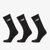 Nogavice New Balance Everyday Crew 3-Pack Black M