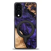shumee Ovitek Bewood Unique za Samsung Galaxy S25 Edge - vijoličen z MagSafe