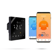 Tuya PRO3 WiFi sobni termostat črne barve