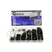 Komplet obročkov za E-sponke 300 kosov 1,5-22 mm 02353