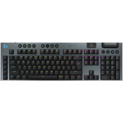Tipkovnica Logitech G915 X LIGHTSPEED, GL Clicky, Wireless, črna, SLO g.