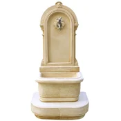 Casa Padrino Art Nouveau wall fountain sand/silver H. 112 cm