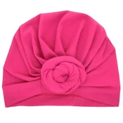 Dječja turban kapa - Ružičasta KP21549