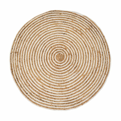Okrugli tepih juten u prirodnoj boji o 100 cm Natur – Casa Selección
