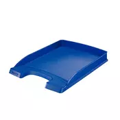 Čašica za datoteke, plastična, tanka, LEITZ Plus, plava 52370035