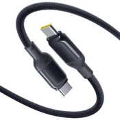 BASEUS Kabel USB-C PicoGo za hitro polnjenje 240 W, 1 m – črn