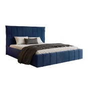 Postelja Martinez 103 (Magic Velvet 2216) Zakonske, Modra, 160x200, Blago, Posteljno dno, 175x212x110cm