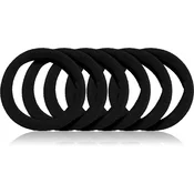BrushArt black hair elastics 6pcs