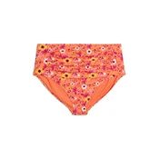 Swim by Zizzi Bikini hlačke rjava/rumena/oranžna/roza/bela