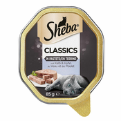 Sheba Classics - teletina in piščanec v pašteti/terini - 85 g